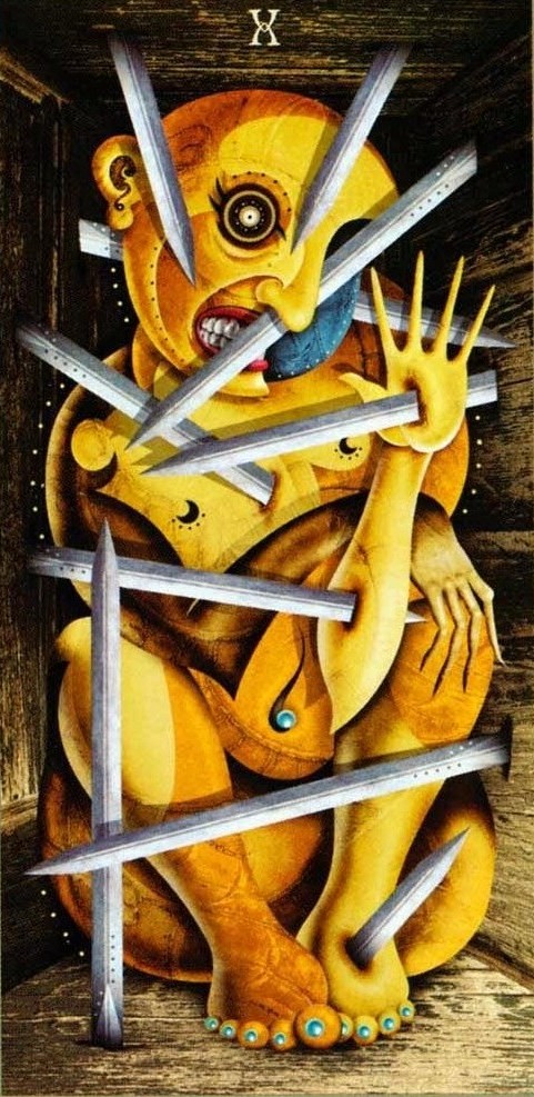 Аркан 10 Мечей