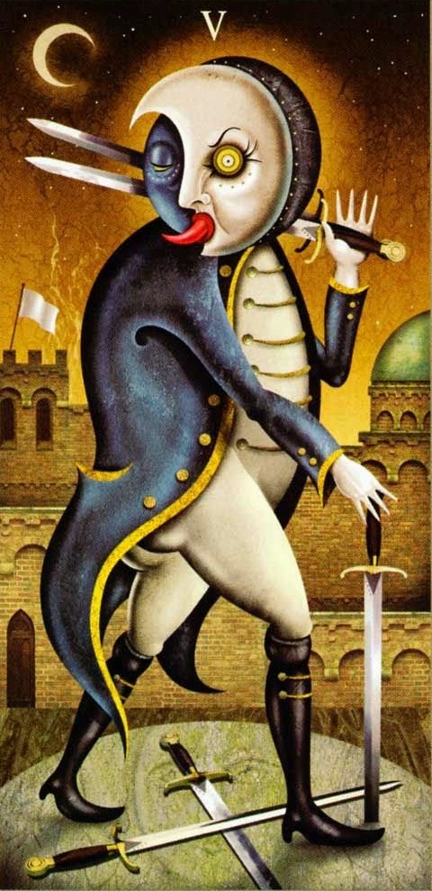 Аркан 5 Мечей