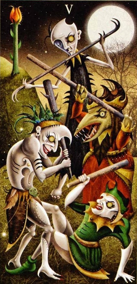 Аркан 5 Жезлов