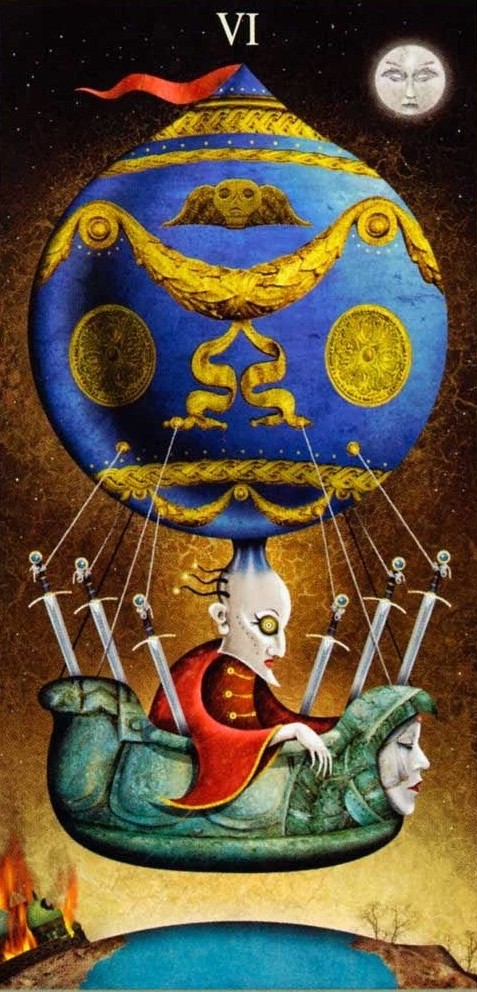 Аркан 6 Мечей