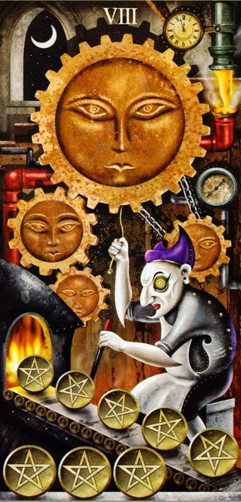 Аркан 8 Пентаклей