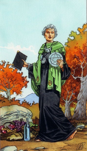 Аркан Старшая / Мастер (Король) Пентаклей