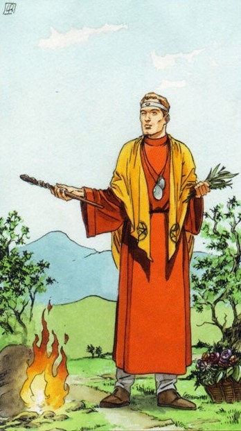 Аркан Посвященный / Подмастерье (Королева) Жезлов