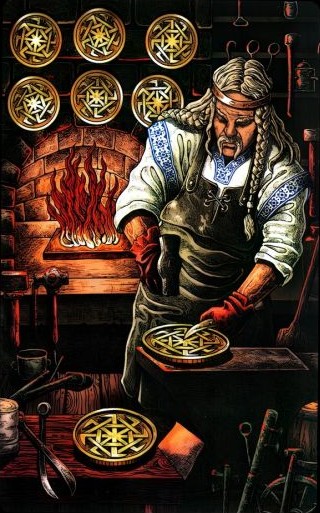 Аркан 8 Пентаклей