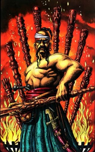 Аркан 9 Жезлов