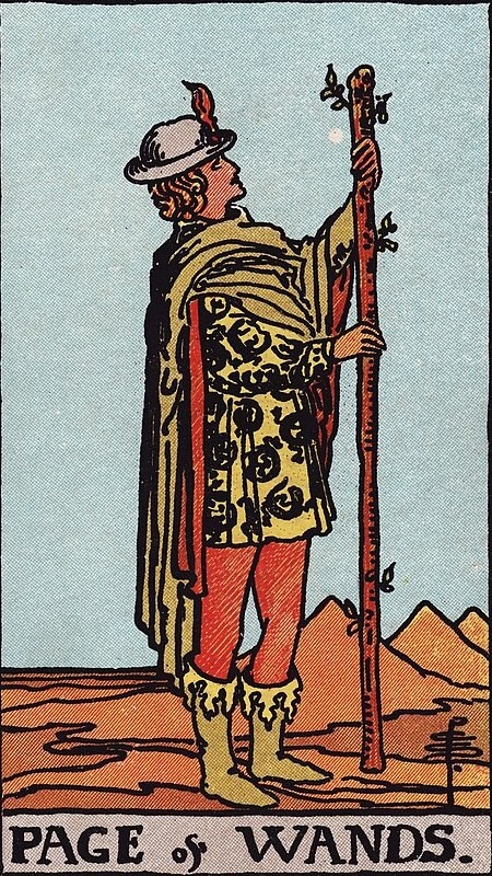 Аркан Элементаль (Паж) Жезлов